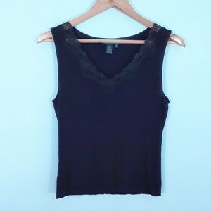 Lauren Ralph Lauren Tops - Ralph Lauren V Neck Lace Tank Top Cami Lauren Ralph Lauren Tops - Ralph Lauren V Neck Lace Tank Top Cami